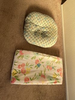 Baby Pillow And Changing Pad With Cover