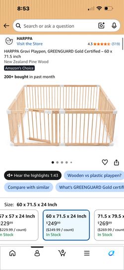 HARPPA baby playpen