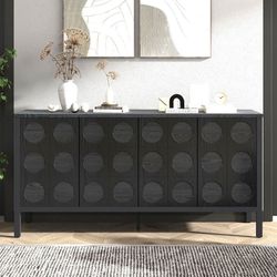 Black Sideboard Buffer Cabinet
