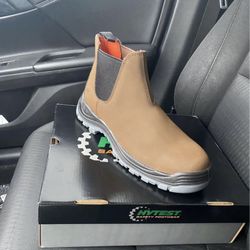 Brand new Hytest Steel Toe Boots Size 12