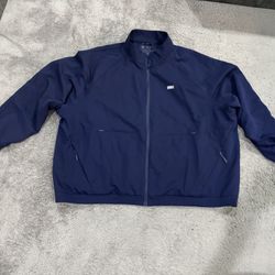 5XL FIGS Navy Blue Scrub Jacket
