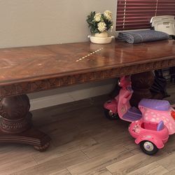 Solid Wood Vintage Large Table 