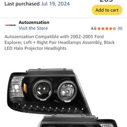 2002-2005 Ford Explorer Halo LED Lights 