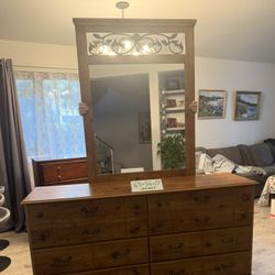 Dresser With Mirror made by Basset 