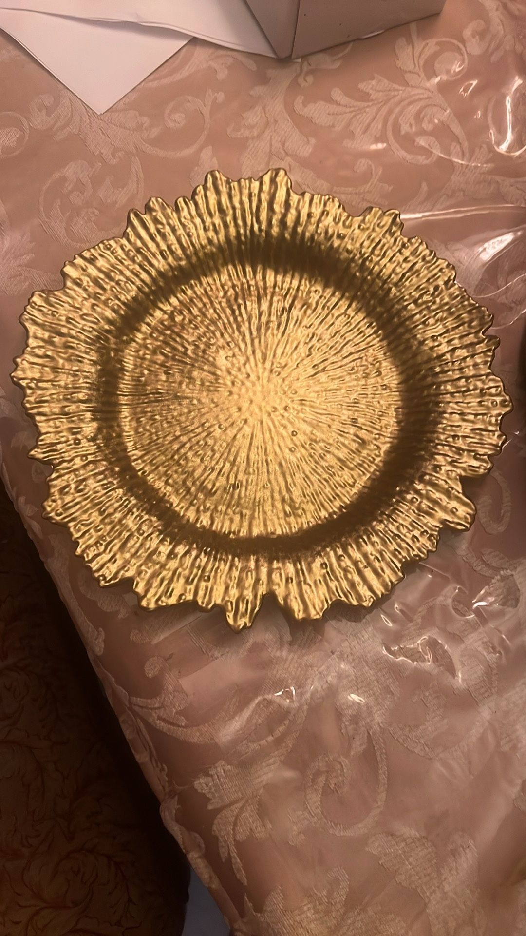 Gold And Silver Charger