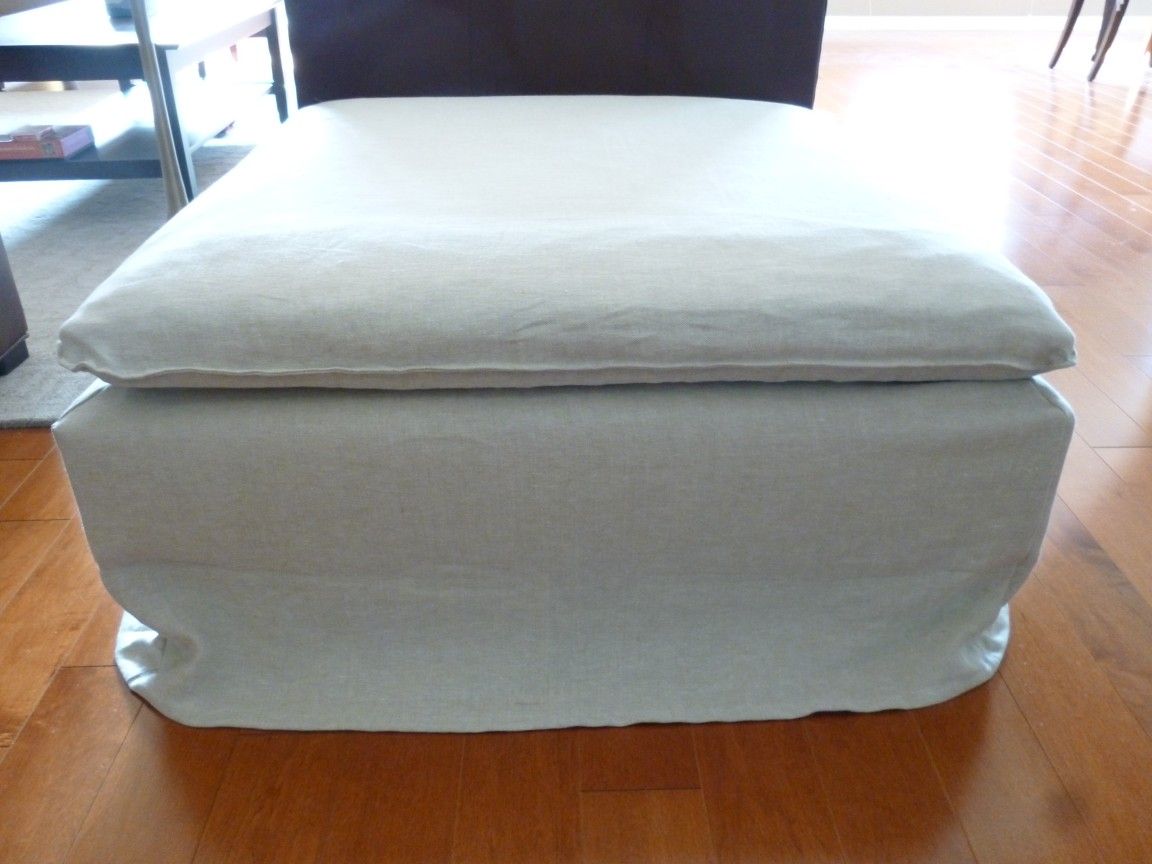IKEA Soderhamn Ottoman With Custom Covers By