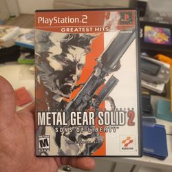 PS2 Metal Gear Solid 2 