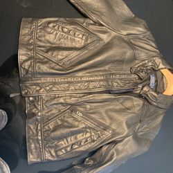 Ralph Polo Lauren Black Leather Large 