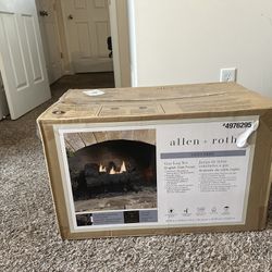 Allen + Roth Dual Burner Gas Fireplace Logs