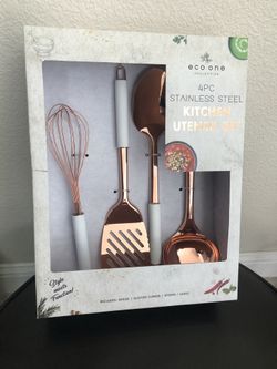 Kitchen 4 piece Utensil Set (stainless steel) BRAND NEW!