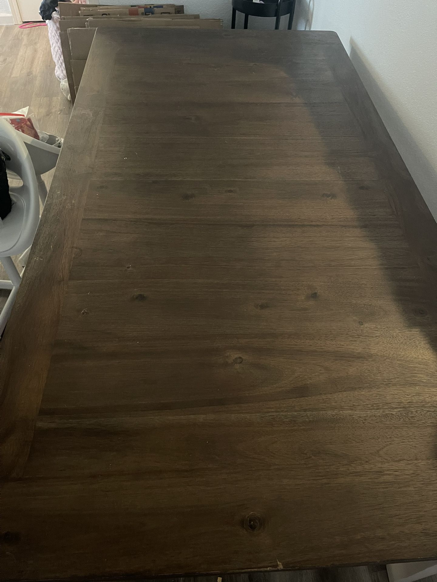 Large Wooden Dining Room Set