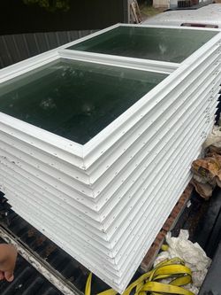 3x5 White Vinyl Window