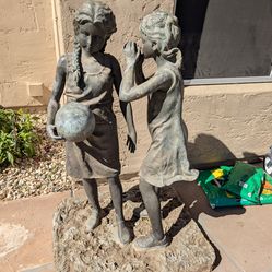 Beautiful metal landscape sculpture