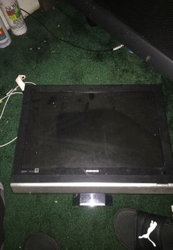 Working monitor with power cable