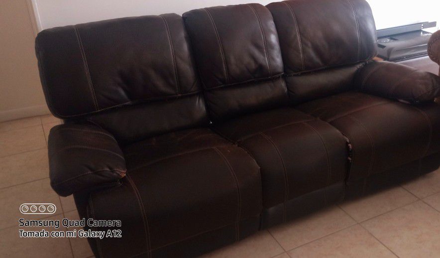 Electric Leather Sofa
