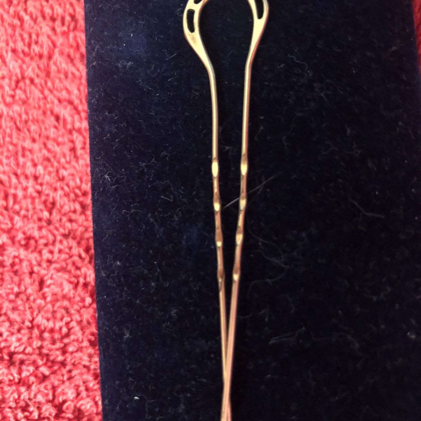 Genuine Antique Gold Hair Pin