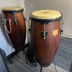 World Beat Congas With Stands