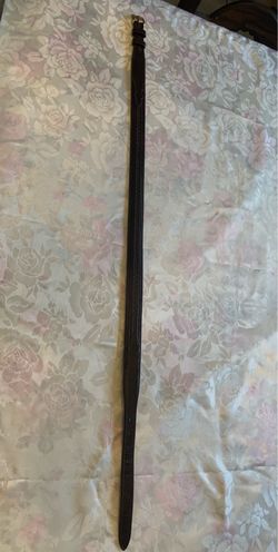 Leather dark brown belt