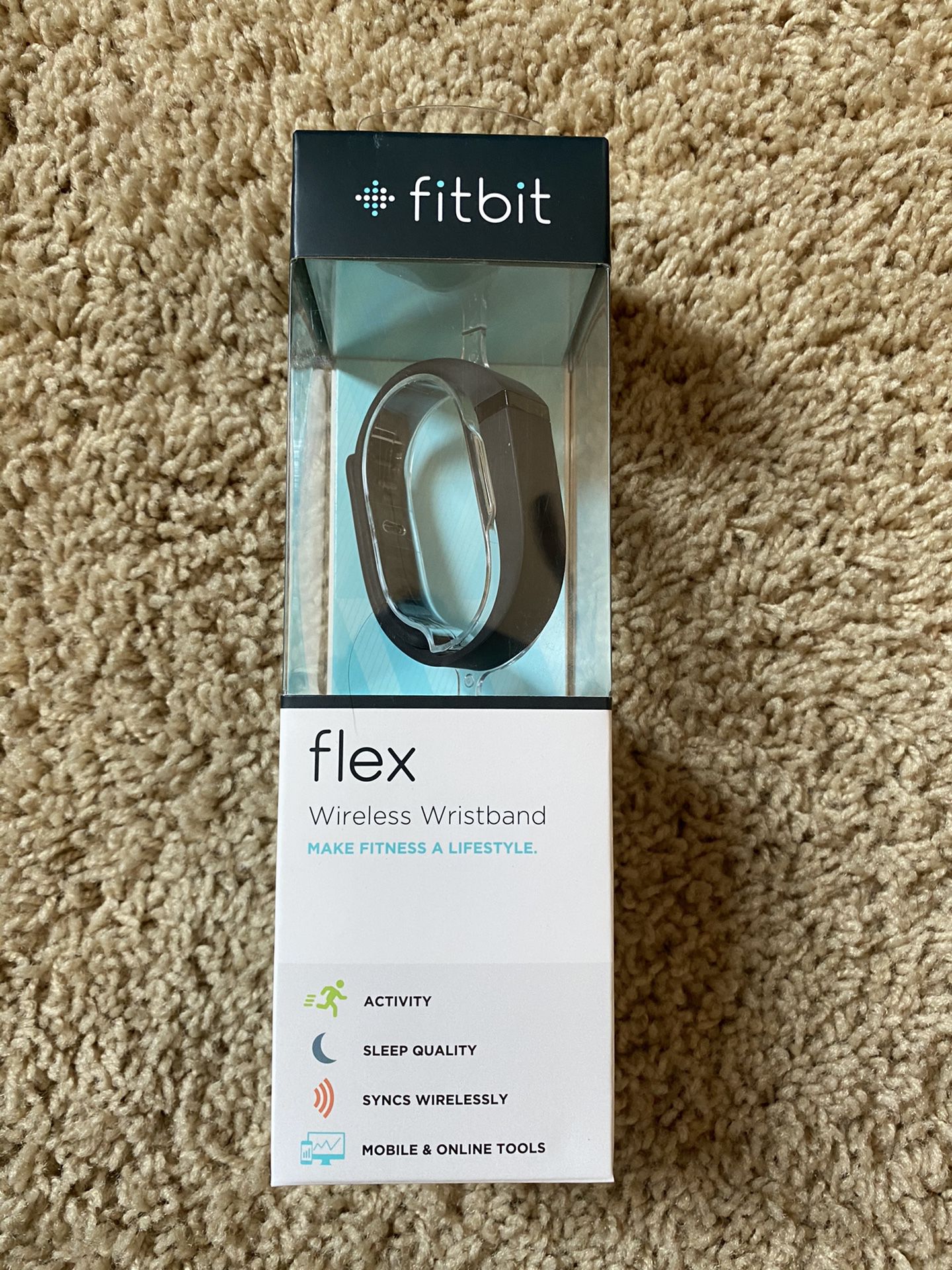 BRAND NEW Fit Bit Flex Wireless Wristband (SEALED) Retails $108