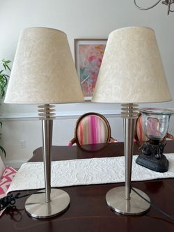 NY: Pair of Modern Lamps