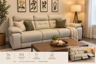 Reclining Sofa – $350 OBO