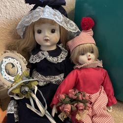 Vintage Porcelain Dolls 