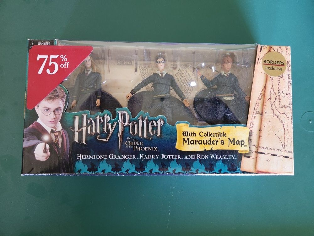 harry potter and the order of the phoenix action figures with collectable marauders map