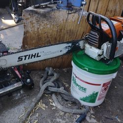 PARTS ONLY!!!!NO COMPRESSION!!)STIHL MS 440 MAGNUM ROLLMATIC MADE IN GERMANY
