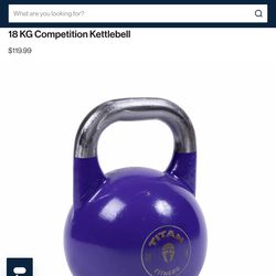 18 KG COMPETITION KETTLEBELL