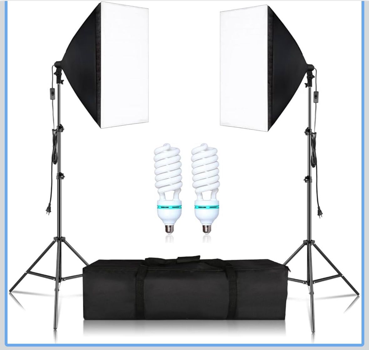 Softbox Photography Lighting Kit 24x24