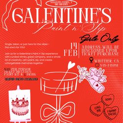 Galentines Pain N Sip 