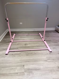 Pink Adjustable Gymnastics Bar – Excellent Condition