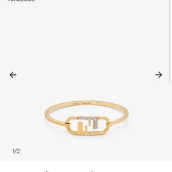 Fendi O’lock Gold Bracelet