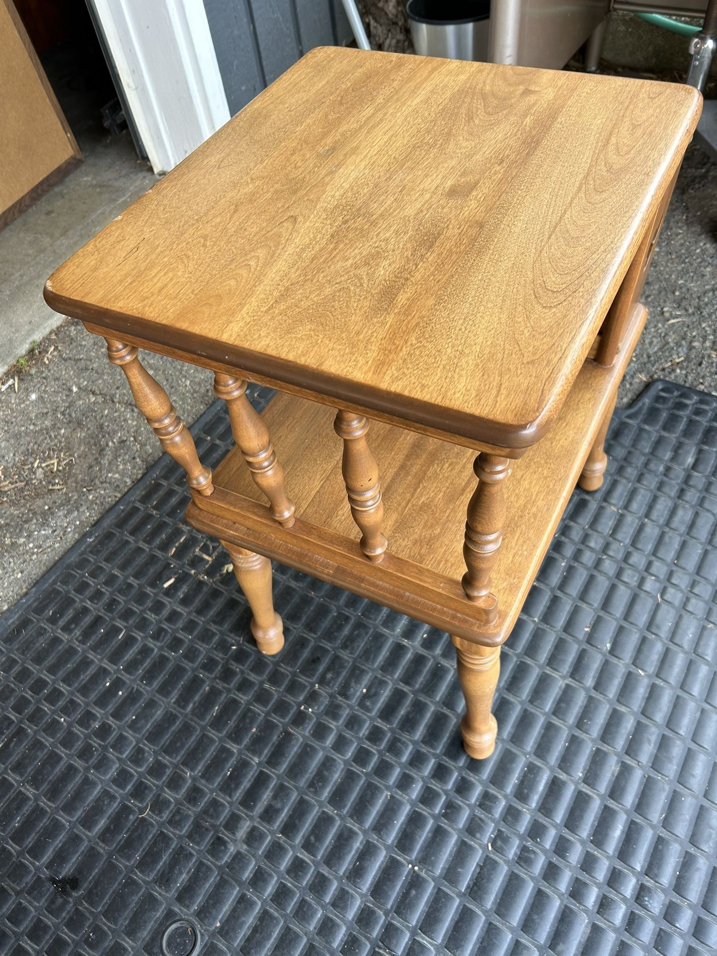 Cool Hard maple Telephone Table