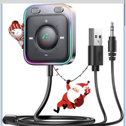 Bluetooth Aux Car Adapter, Hands-Free Calls Stereo