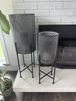 Modern Metal Lantern/Candle Holders