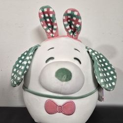 Squishmallow 8” SNOOPY Plush Easter 2025 With Bunny Ears NEW