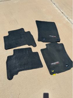 Toyota 4Runner TRD Off Road Gen 5 Black Carpet Floor Mats Set of 4