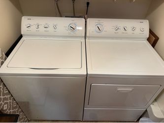 Kenmore series 800 washer and dryer