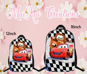 Cars custom backpack (READ DESCRIPTION)