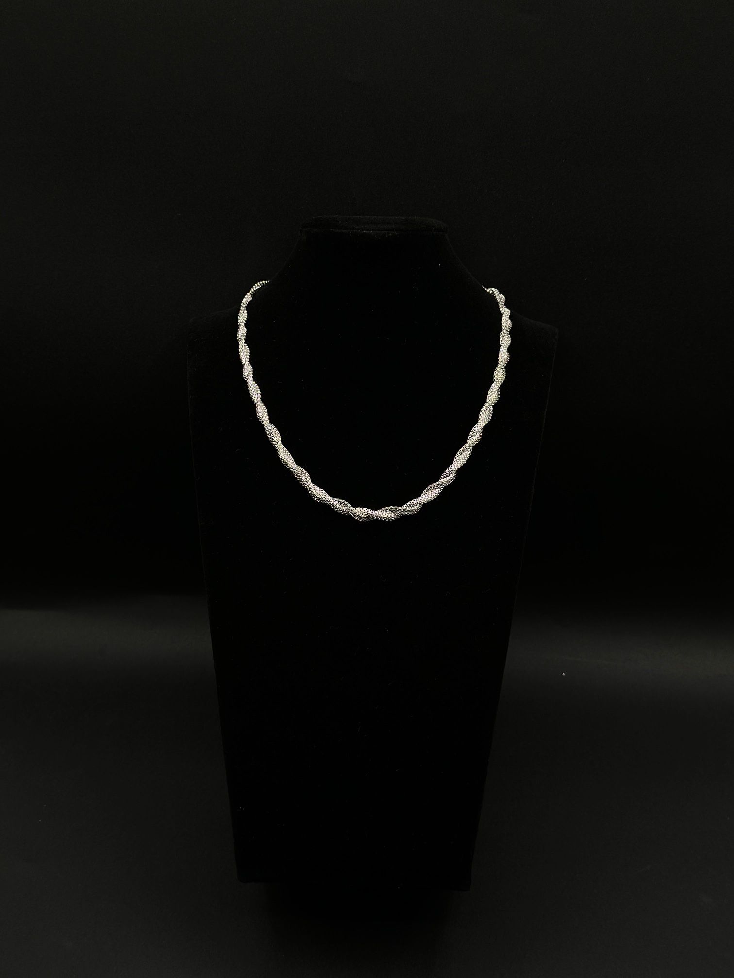 silver women's necklace