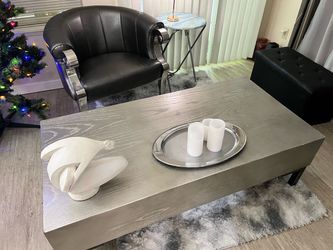 Silver Modern Coffee Table