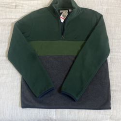Nautica Quarter-Zip Fleece Sweatshirt XS
