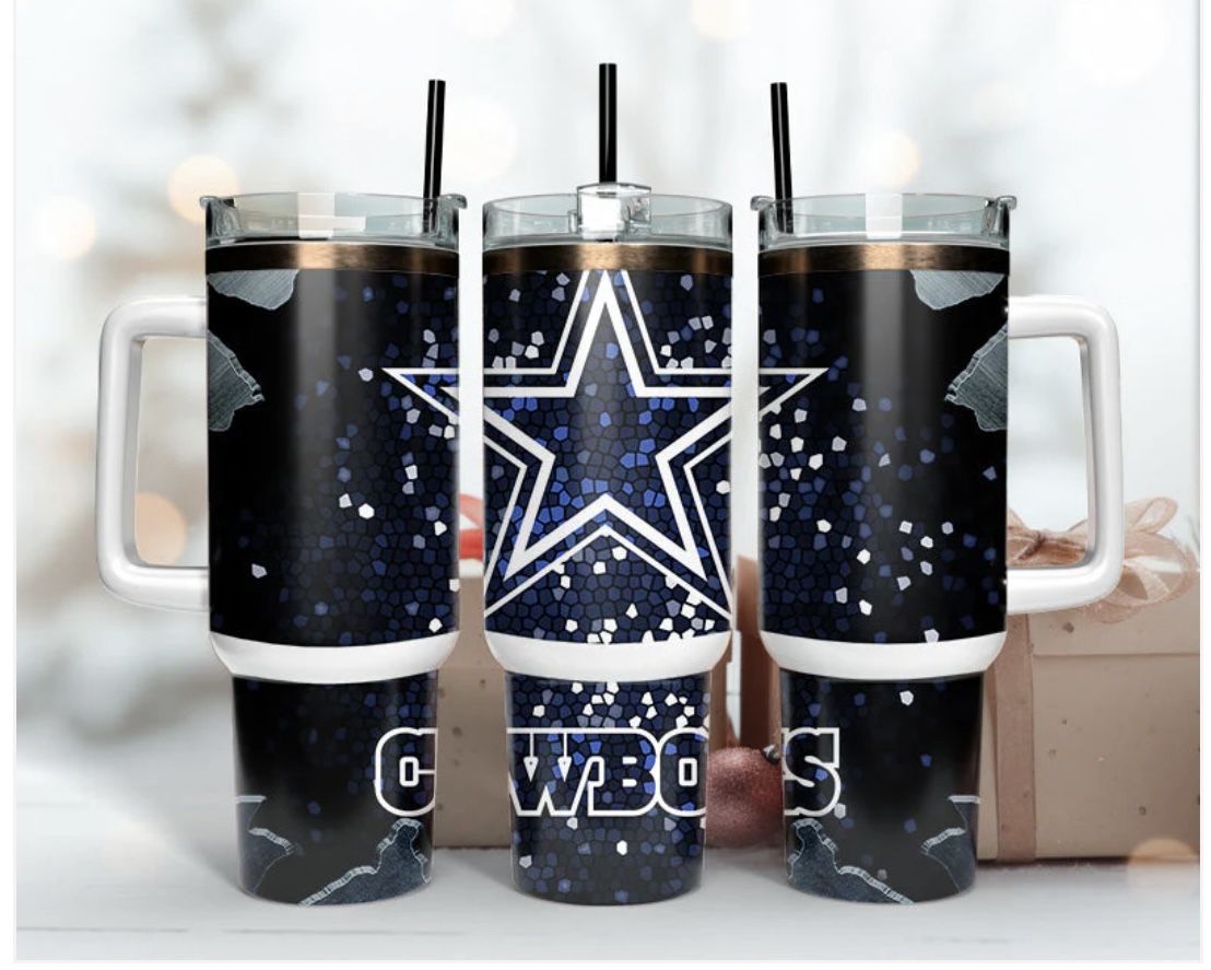 Dallas Cowboys Football 40oz Tumbler