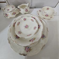 Vintage Taylor Smith Dinnerware, see pic for pieces included-PLEASE READ DESCRIPTION