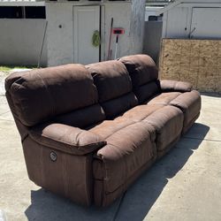 Electric Recliner 3 Seater Sofa