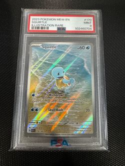 Squirtle Pokémon 151 PSA 9 card