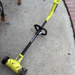 Ryobi 18V ONE+ Patio Cleaner with Wire Brush Edger (Model P2905).