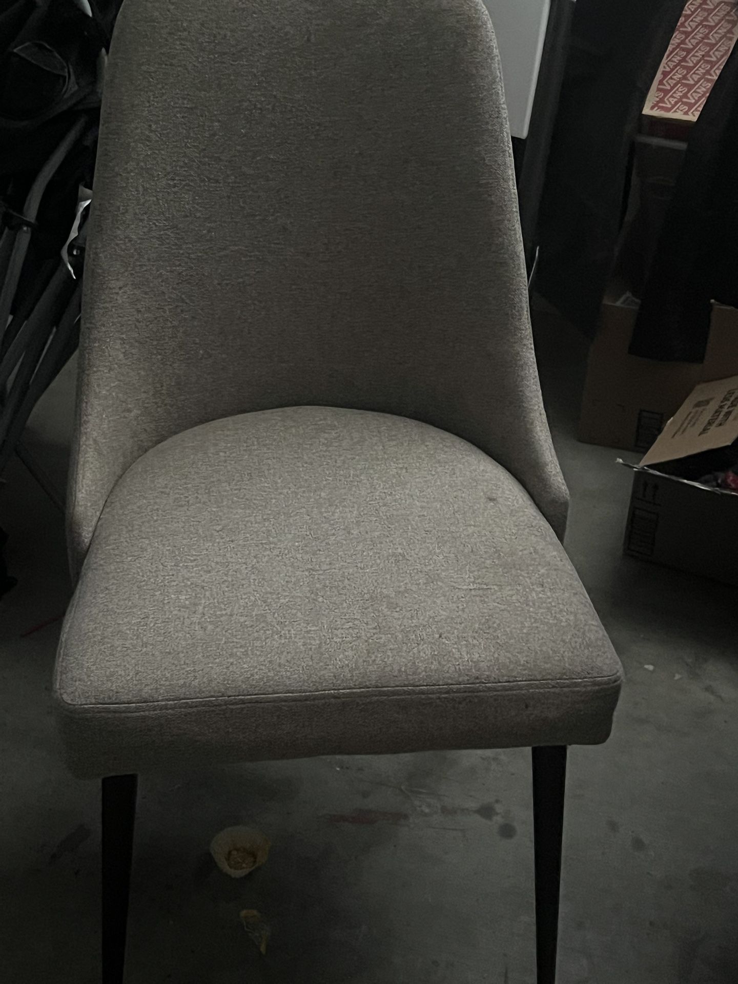 $100 Six Used Modern Fabric Dining Chairs In Excellent Condition Just Need A Lil Cleaning 