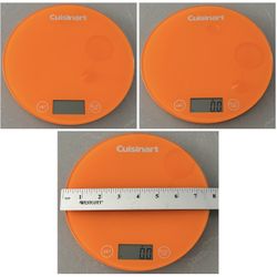 Orange Cuisinart KFS-1OR DigiPad digital kitchen food scale 